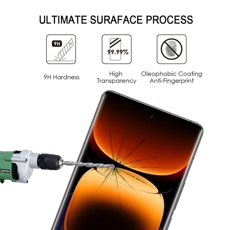Edge Glue 9H HD 3D Curved Edge Tempered Glass Film, For vivo iQOO 13, For vivo V40 Pro / T3 Ultra, For vivo T3 Pro 5G / iQOO Z9s / Z9s Pro