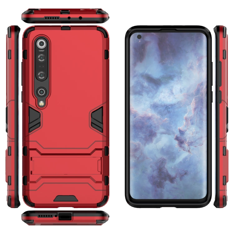 For Xiaomi Mi 10 Pro 5G PC + TPU Anti-fall Protective Case with Invisible Holder