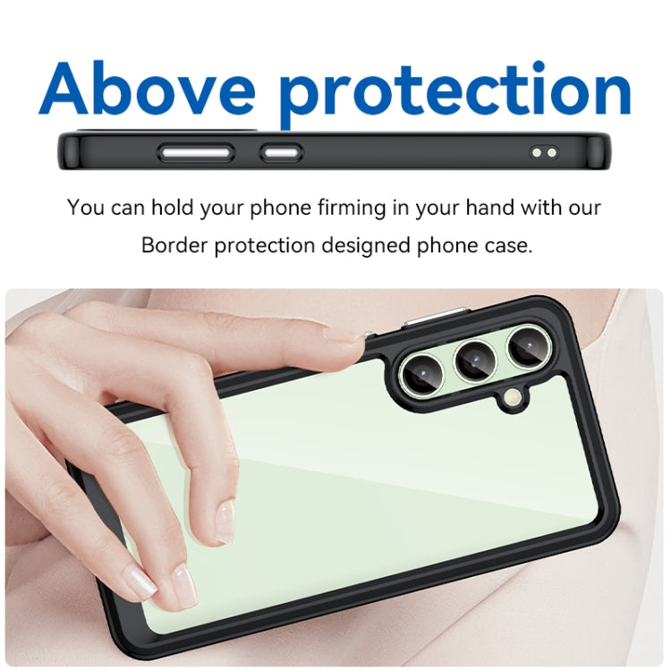 Colorful Series Acrylic Hybrid TPU Phone Case, For Samsung Galaxy S24 FE 5G