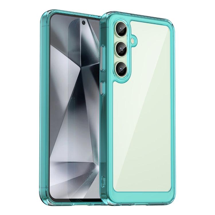 Colorful Series Acrylic Hybrid TPU Phone Case, For Samsung Galaxy S24 FE 5G