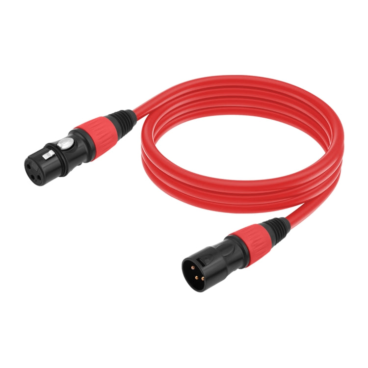 5 Color / Set JC1015 XLR 3pin Male to Female Audio Cable, 1m, 1.8m