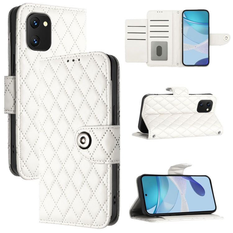 Rhombic Texture Flip Leather Phone Case with Lanyard, For Umidigi G100X 4G / 5G, For Umidigi G100 Pro, For UMIDIGI Note 100, For UMIDIGI A15 / A15C / A15T, For UMIDIGI Bison X20, For UMIDIGI Power 7 / Power 7S, For UMIDIGI Power 7 Max