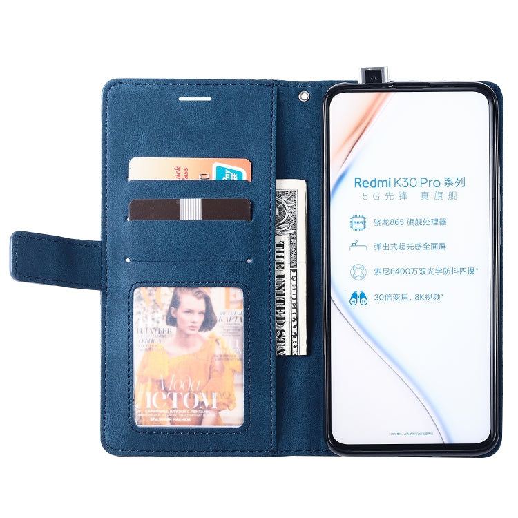 Skin Feel Splicing Horizontal Flip Leather Case with Holder & Card Slots & Wallet & Photo Frame, For Xiaomi Redmi K30 Pro, For Xiaomi Redmi Note 7 / Note 7 Pro, For Xiaomi Mi 9T Pro / Redmi K20 Pro, For Xiaomi Mi 10 5G / Mi 10 Pro 5G                   ...
