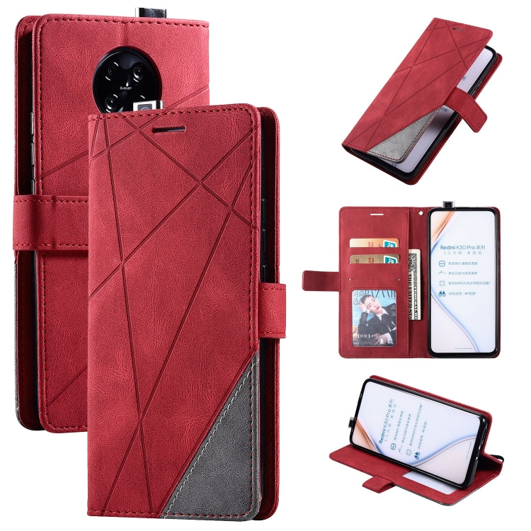 Skin Feel Splicing Horizontal Flip Leather Case with Holder & Card Slots & Wallet & Photo Frame, For Xiaomi Redmi K30 Pro, For Xiaomi Redmi Note 7 / Note 7 Pro, For Xiaomi Mi 9T Pro / Redmi K20 Pro, For Xiaomi Mi 10 5G / Mi 10 Pro 5G                   ...