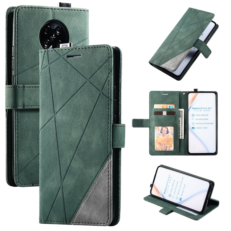 Skin Feel Splicing Horizontal Flip Leather Case with Holder & Card Slots & Wallet & Photo Frame, For Xiaomi Redmi K30 Pro, For Xiaomi Redmi Note 7 / Note 7 Pro, For Xiaomi Mi 9T Pro / Redmi K20 Pro, For Xiaomi Mi 10 5G / Mi 10 Pro 5G                   ...
