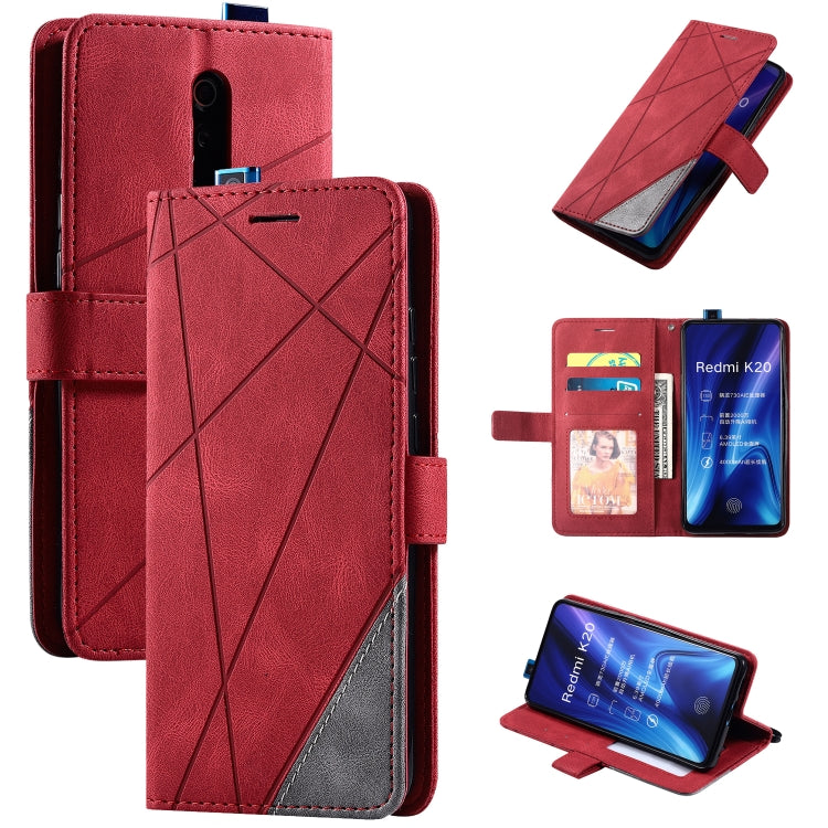 Skin Feel Splicing Horizontal Flip Leather Case with Holder & Card Slots & Wallet & Photo Frame, For Xiaomi Redmi K30 Pro, For Xiaomi Redmi Note 7 / Note 7 Pro, For Xiaomi Mi 9T Pro / Redmi K20 Pro, For Xiaomi Mi 10 5G / Mi 10 Pro 5G                   ...
