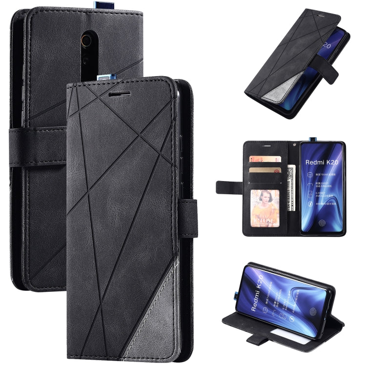 Skin Feel Splicing Horizontal Flip Leather Case with Holder & Card Slots & Wallet & Photo Frame, For Xiaomi Redmi K30 Pro, For Xiaomi Redmi Note 7 / Note 7 Pro, For Xiaomi Mi 9T Pro / Redmi K20 Pro, For Xiaomi Mi 10 5G / Mi 10 Pro 5G                   ...