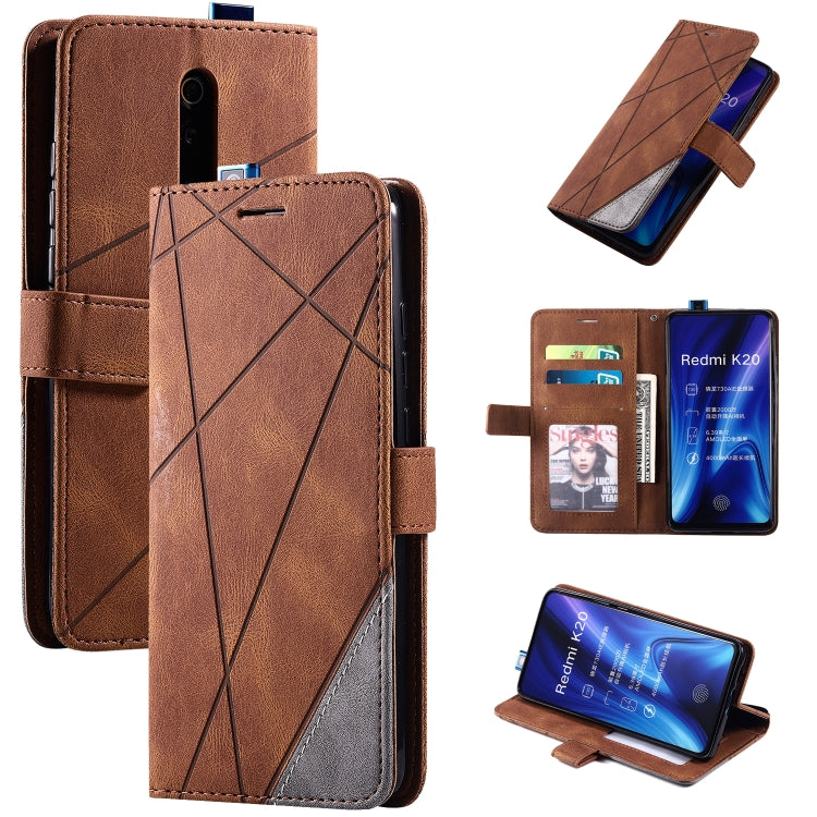 Skin Feel Splicing Horizontal Flip Leather Case with Holder & Card Slots & Wallet & Photo Frame, For Xiaomi Redmi K30 Pro, For Xiaomi Redmi Note 7 / Note 7 Pro, For Xiaomi Mi 9T Pro / Redmi K20 Pro, For Xiaomi Mi 10 5G / Mi 10 Pro 5G                   ...