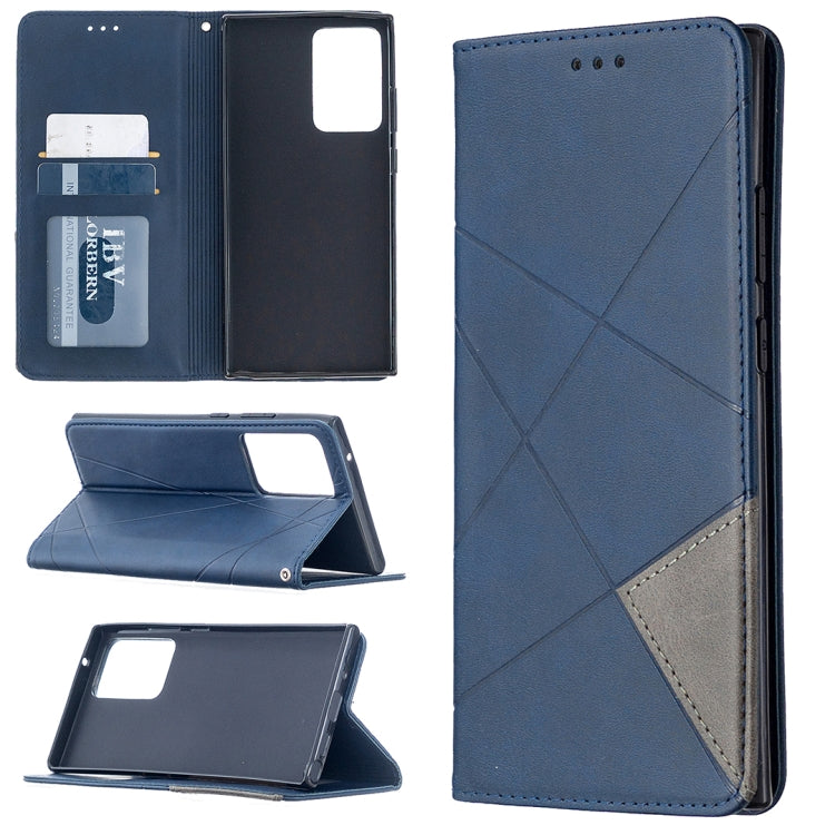 Rhombus Texture Horizontal Flip Magnetic Leather Case with Holder & Card Slots & Wallet, For Samsung Galaxy Note 20 Ultra, For Samsung Galaxy Note 20