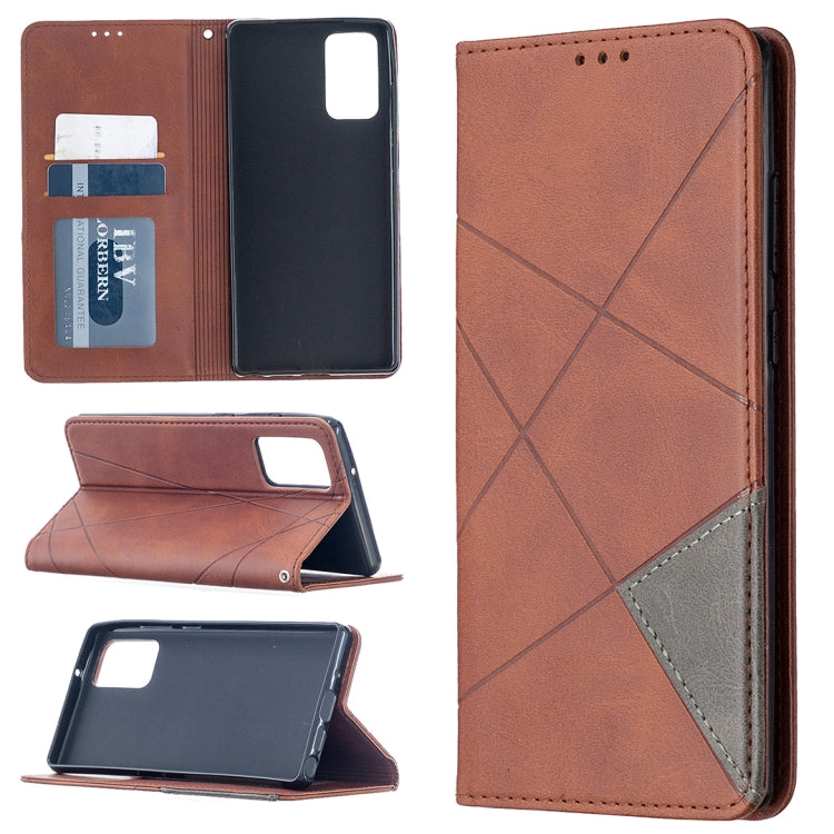 Rhombus Texture Horizontal Flip Magnetic Leather Case with Holder & Card Slots & Wallet, For Samsung Galaxy Note 20 Ultra, For Samsung Galaxy Note 20