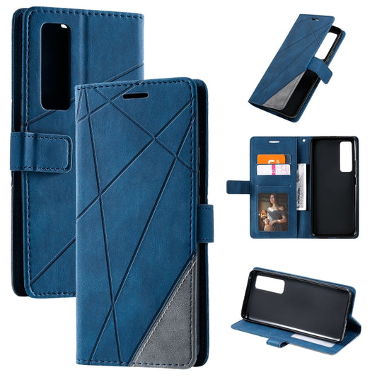 Skin Feel Splicing Horizontal Flip Leather Case with Holder & Card Slots & Wallet & Photo Frame, For Huawei nova 7 Pro 5G