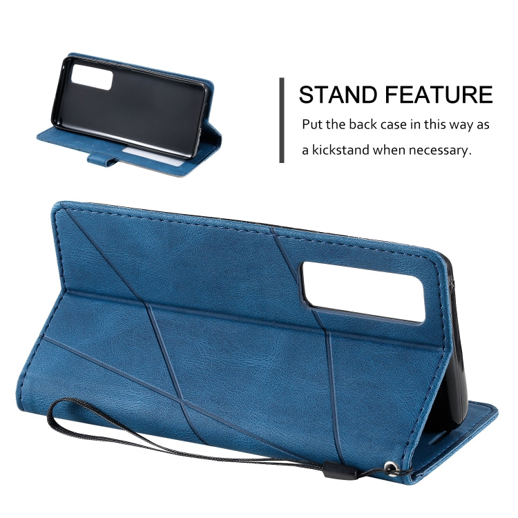 Skin Feel Splicing Horizontal Flip Leather Case with Holder & Card Slots & Wallet & Photo Frame, For Huawei nova 7 Pro 5G