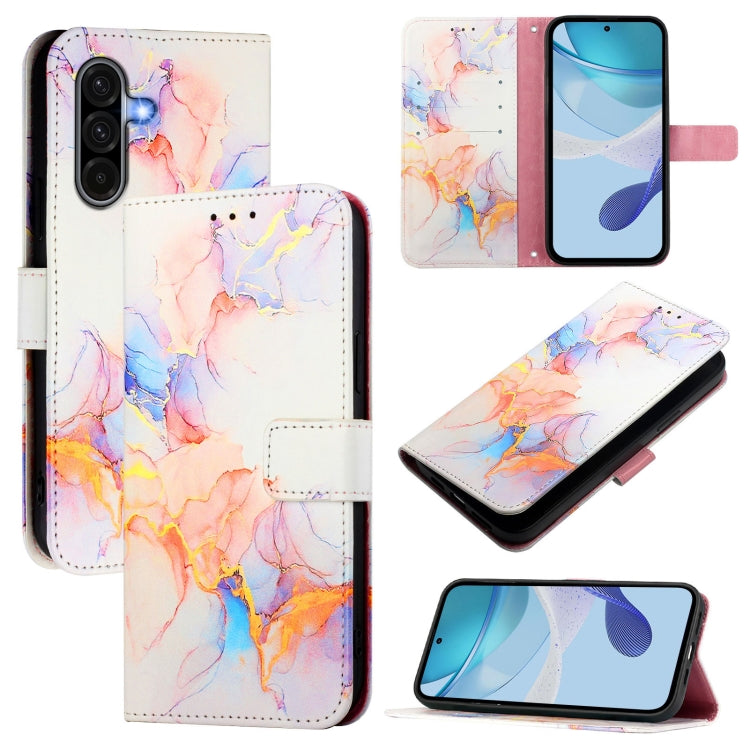 PT003 Marble Pattern Flip Leather Phone Case, For Samsung Galaxy A06 4G / 5G, For Samsung Galaxy A56 5G, For Samsung Galaxy A26 5G, For Samsung Galaxy A16 5G