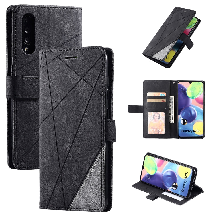 Skin Feel Splicing Horizontal Flip Leather Case with Holder & Card Slots & Wallet & Photo Frame, For Samsung Galaxy A20s, For Samsung Galaxy A70s, For Samsung Galaxy Note 8, For Samsung Galaxy A21s, For Samsung Galaxy Note20 Ultra                      ...