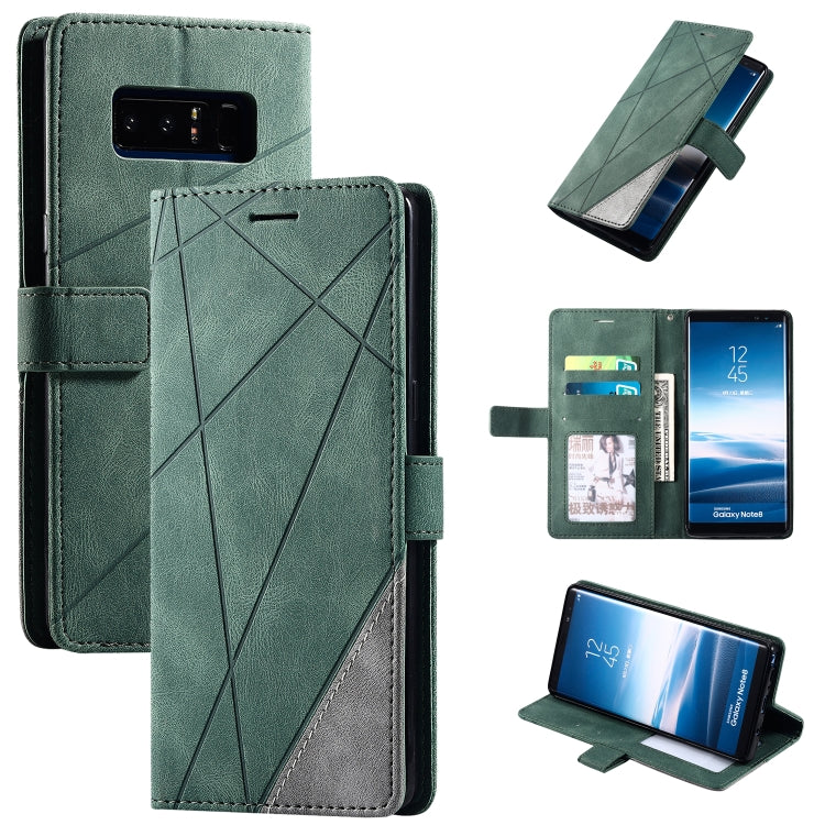 Skin Feel Splicing Horizontal Flip Leather Case with Holder & Card Slots & Wallet & Photo Frame, For Samsung Galaxy A20s, For Samsung Galaxy A70s, For Samsung Galaxy Note 8, For Samsung Galaxy A21s, For Samsung Galaxy Note20 Ultra                      ...