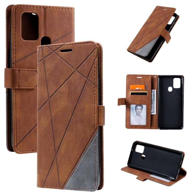 Skin Feel Splicing Horizontal Flip Leather Case with Holder & Card Slots & Wallet & Photo Frame, For Samsung Galaxy A20s, For Samsung Galaxy A70s, For Samsung Galaxy Note 8, For Samsung Galaxy A21s, For Samsung Galaxy Note20 Ultra                      ...