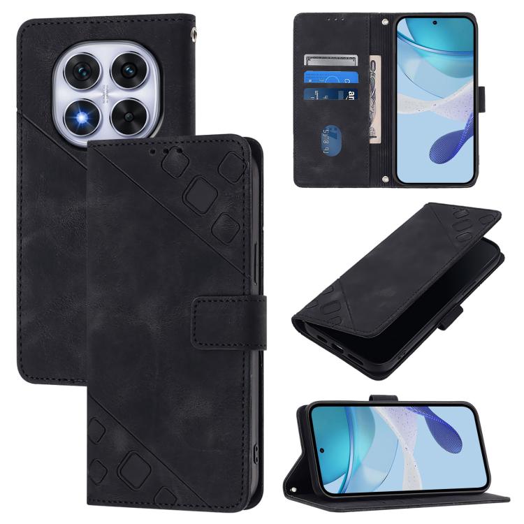 Skin-feel Embossed Leather Phone Case, For Redmi 15 5G Global / 15 4G SEA, For Redmi 15 5G / 4G EU 171mm, For Redmi Note 14 4G 164.84mm, For Redmi K80 5G / K80 Pro 5G, For Redmi Note 14 Pro 4G, For Redmi Note 14 4G 163.25mm, For Redmi Note 14 5G Global...
