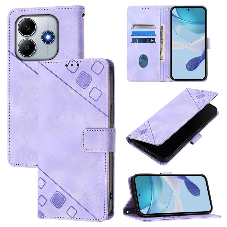 Skin-feel Embossed Leather Phone Case, For Redmi 15 5G Global / 15 4G SEA, For Redmi 15 5G / 4G EU 171mm, For Redmi Note 14 4G 164.84mm, For Redmi K80 5G / K80 Pro 5G, For Redmi Note 14 Pro 4G, For Redmi Note 14 4G 163.25mm, For Redmi Note 14 5G Global...