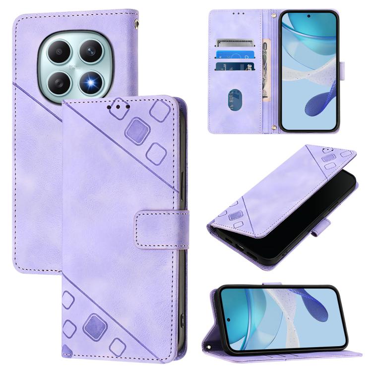 Skin-feel Embossed Leather Phone Case, For Redmi K90 Max 5G, For Redmi A7 Pro 5G 171mm / Poco C81, For Redmi 15a 5G Global, For Redmi A5 4G 171.7mm / Poco C71 4G, For Redmi Turbo 5 5G Global / Poco X8 Pro, For Redmi Note 15 Pro+ 5G Global 163.3mm      ...