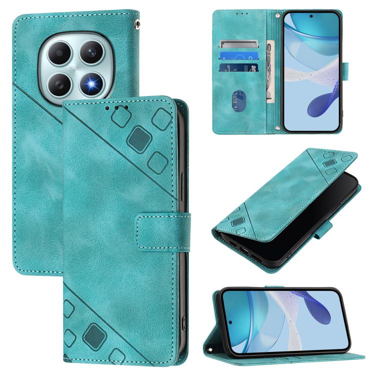 Skin-feel Embossed Leather Phone Case, For Redmi K90 Max 5G, For Redmi A7 Pro 5G 171mm / Poco C81, For Redmi 15a 5G Global, For Redmi A5 4G 171.7mm / Poco C71 4G, For Redmi Turbo 5 5G Global / Poco X8 Pro, For Redmi Note 15 Pro+ 5G Global 163.3mm      ...
