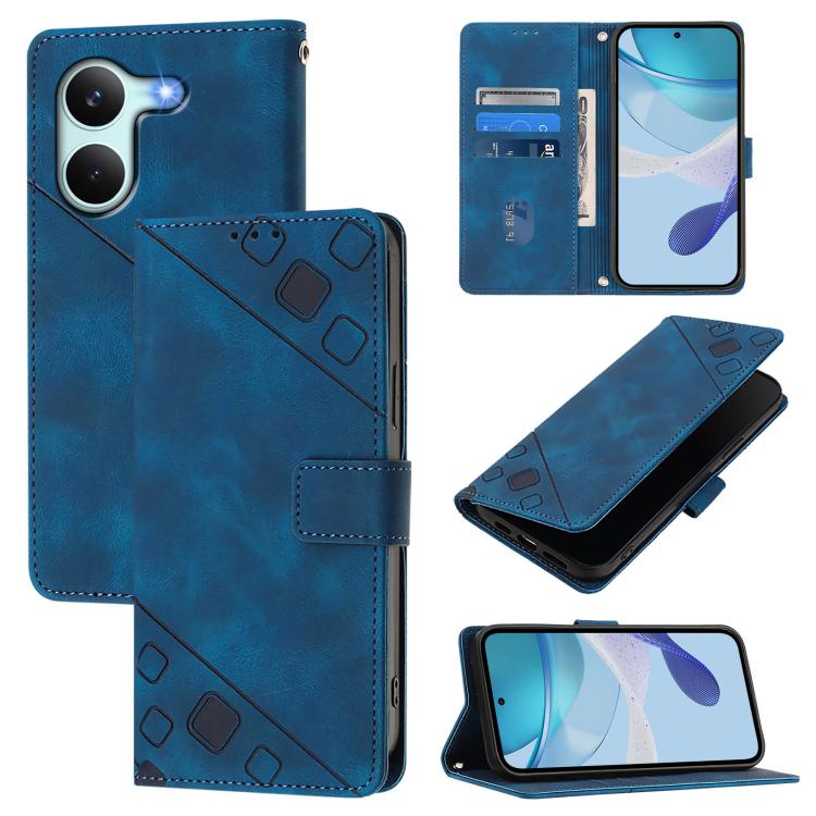 Skin-feel Embossed Leather Phone Case, For Redmi K90 Max 5G, For Redmi A7 Pro 5G 171mm / Poco C81, For Redmi 15a 5G Global, For Redmi A5 4G 171.7mm / Poco C71 4G, For Redmi Turbo 5 5G Global / Poco X8 Pro, For Redmi Note 15 Pro+ 5G Global 163.3mm      ...