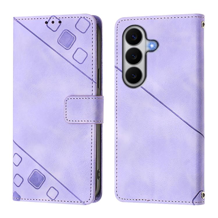 Skin-feel Embossed Leather Phone Case, For Samsung Galaxy A27 5G, For Samsung Galaxy A07 4G, For Samsung Galaxy A17 5G, For Samsung Galaxy A06 5G, For Samsung Galaxy A56 5G, For Samsung Galaxy A26 5G, For Samsung Galaxy A16 4G, For Samsung Galaxy A16 5G
