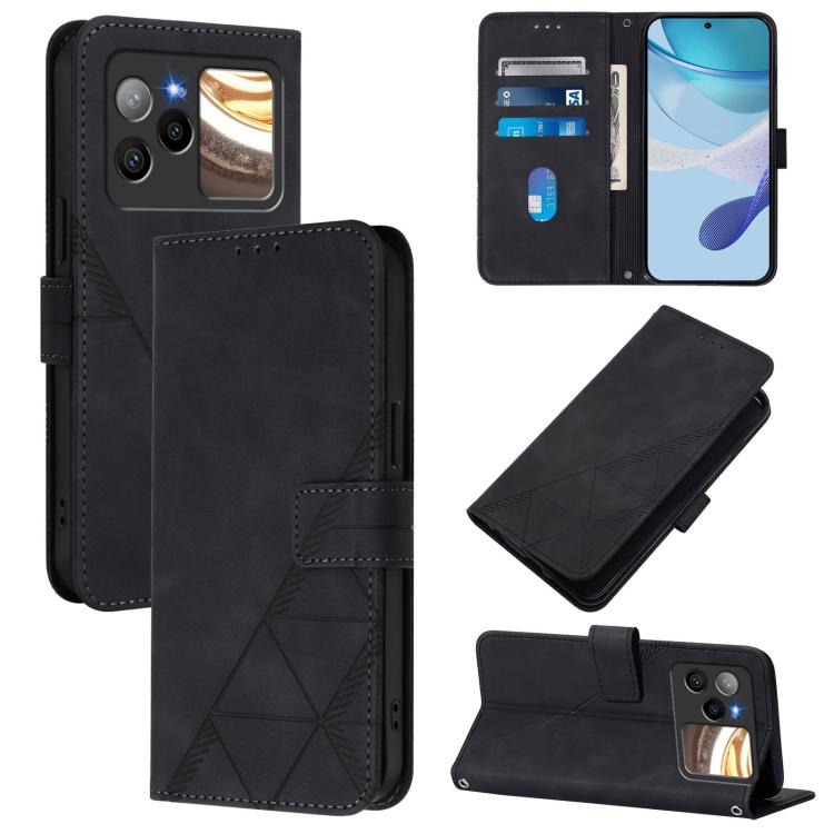 Crossbody 3D Embossed Flip Leather Phone Case, For BLU G95, For BLU Bold N4, For BLU View 5 Pro, For BLU View 5, For BLU View Speed 5G
