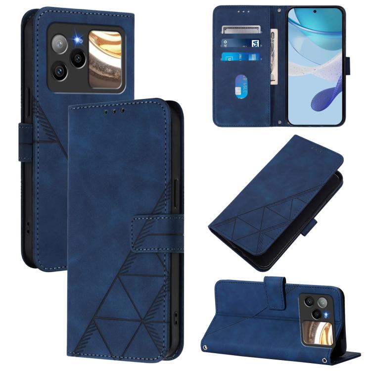 Crossbody 3D Embossed Flip Leather Phone Case, For BLU G95, For BLU Bold N4, For BLU View 5 Pro, For BLU View 5, For BLU View Speed 5G