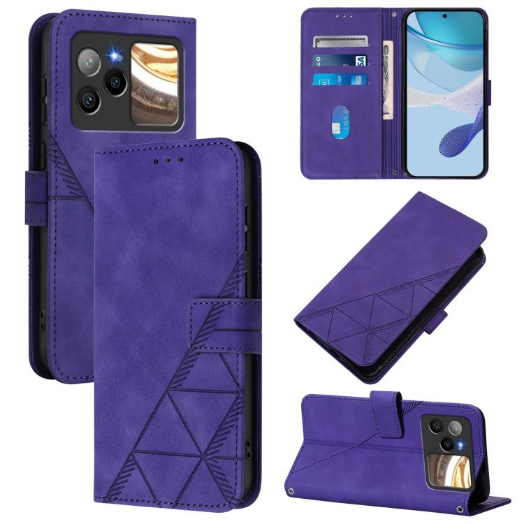 Crossbody 3D Embossed Flip Leather Phone Case, For BLU G95, For BLU Bold N4, For BLU View 5 Pro, For BLU View 5, For BLU View Speed 5G