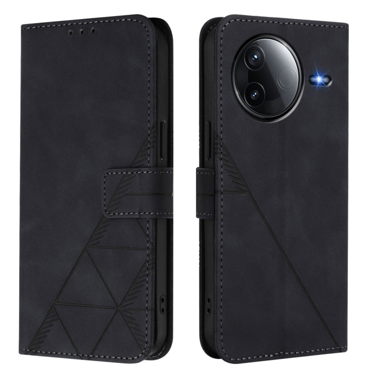 Crossbody 3D Embossed Flip Leather Phone Case, For Redmi K80 / K80 Pro, For Redmi Note 14 Pro 4G, For Redmi Note 14 4G 163.25mm, For Redmi K70 Ultra 5G Global, For Redmi 13 4G / Note 13R