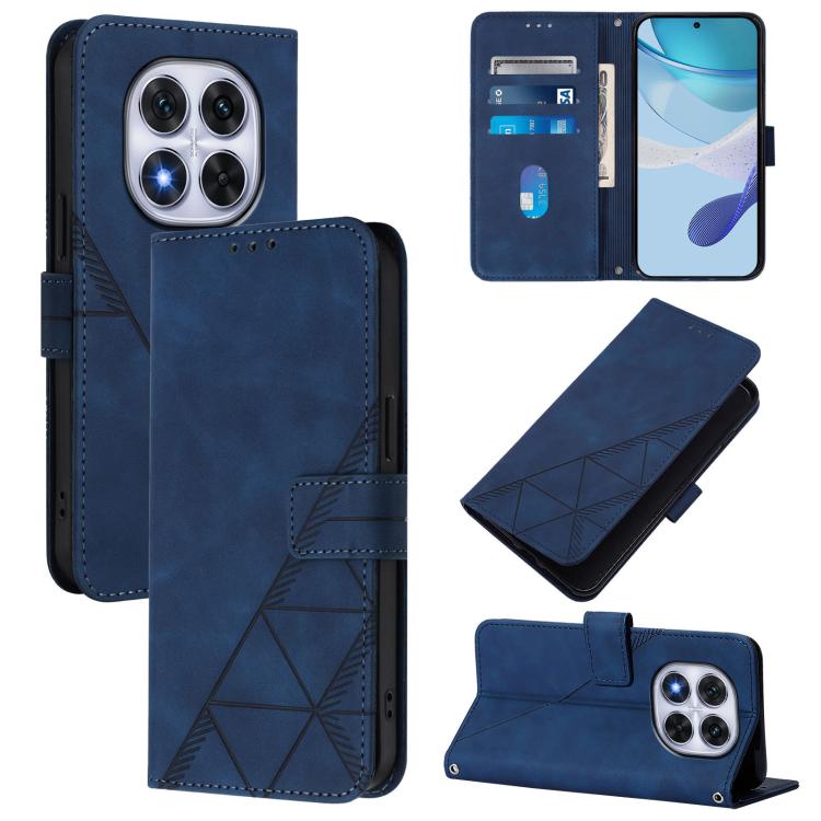 Crossbody 3D Embossed Flip Leather Phone Case, For Redmi K80 / K80 Pro, For Redmi Note 14 Pro 4G, For Redmi Note 14 4G 163.25mm, For Redmi K70 Ultra 5G Global, For Redmi 13 4G / Note 13R