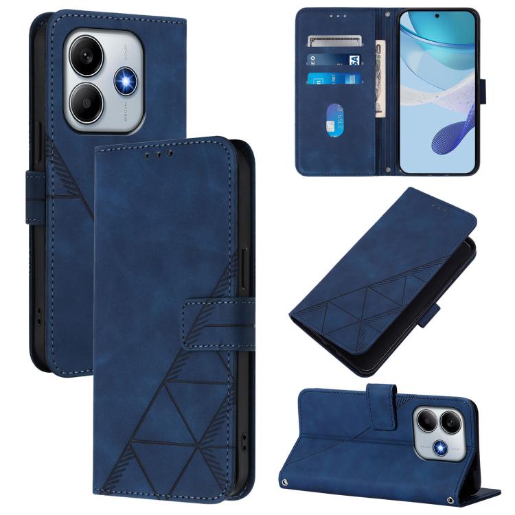 Crossbody 3D Embossed Flip Leather Phone Case, For Redmi 15 5G Global / 15 4G SEA 169.5mm, For Redmi 15 5G / 4G EU 171mm, For Redmi 13X 4G / 13 4G Global, For Redmi K80 5G / K80 Pro 5G, For Redmi Note 14 4G EU 164.84mm, For Redmi Note 14 Pro 5G Global ...