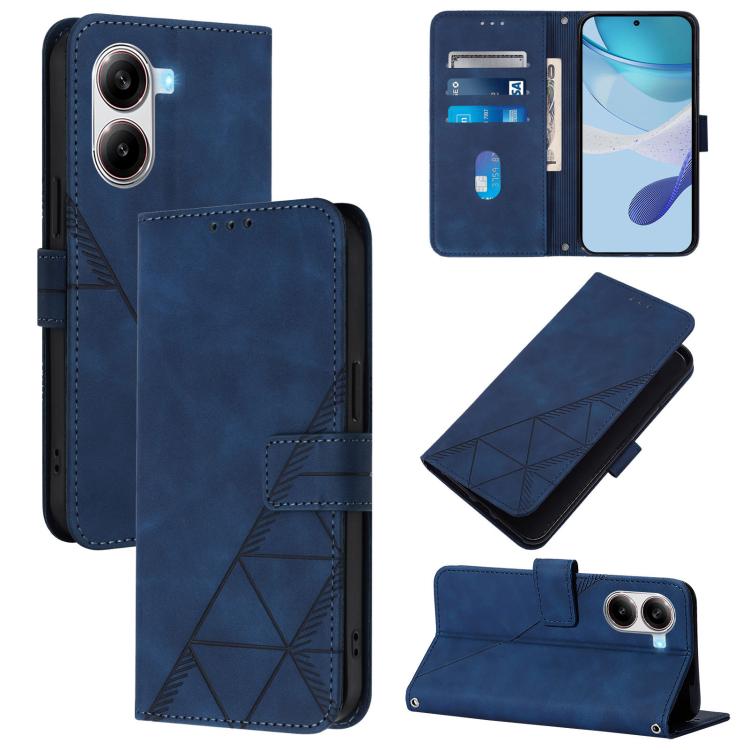Crossbody 3D Embossed Flip Leather Phone Case, For Redmi 15 5G Global / 15 4G SEA 169.5mm, For Redmi 15 5G / 4G EU 171mm, For Redmi 13X 4G / 13 4G Global, For Redmi K80 5G / K80 Pro 5G, For Redmi Note 14 4G EU 164.84mm, For Redmi Note 14 Pro 5G Global ...