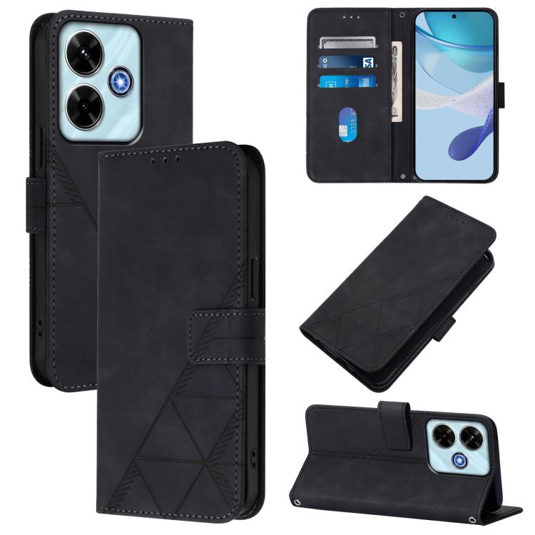 Crossbody 3D Embossed Flip Leather Phone Case, For Redmi 15 5G Global / 15 4G SEA 169.5mm, For Redmi 15 5G / 4G EU 171mm, For Redmi 13X 4G / 13 4G Global, For Redmi K80 5G / K80 Pro 5G, For Redmi Note 14 4G EU 164.84mm, For Redmi Note 14 Pro 5G Global ...