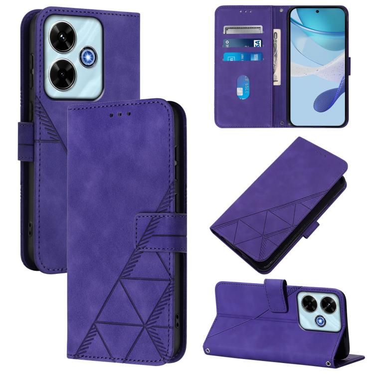 Crossbody 3D Embossed Flip Leather Phone Case, For Redmi 15 5G Global / 15 4G SEA 169.5mm, For Redmi 15 5G / 4G EU 171mm, For Redmi 13X 4G / 13 4G Global, For Redmi K80 5G / K80 Pro 5G, For Redmi Note 14 4G EU 164.84mm, For Redmi Note 14 Pro 5G Global ...