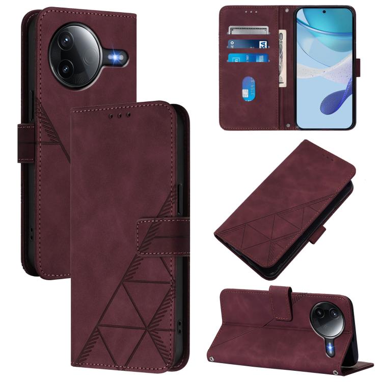 Crossbody 3D Embossed Flip Leather Phone Case, For Redmi 15 5G Global / 15 4G SEA 169.5mm, For Redmi 15 5G / 4G EU 171mm, For Redmi 13X 4G / 13 4G Global, For Redmi K80 5G / K80 Pro 5G, For Redmi Note 14 4G EU 164.84mm, For Redmi Note 14 Pro 5G Global ...