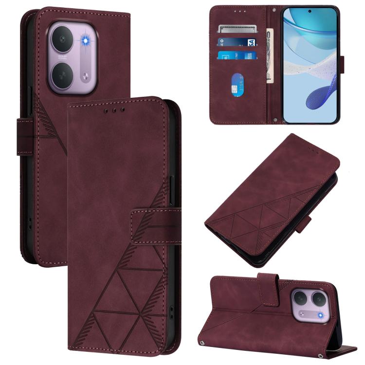 Crossbody 3D Embossed Flip Leather Phone Case, For Redmi 17C 5G Global, For Redmi Note 17 Pro Max 5G 163.4mm, For Redmi Note 17 5G Global 169.7mm, For Redmi A5 4G 171.7mm, For Redmi K90 Max 5G, For Redmi A7 Pro 4G Global / Poco C81                     ...