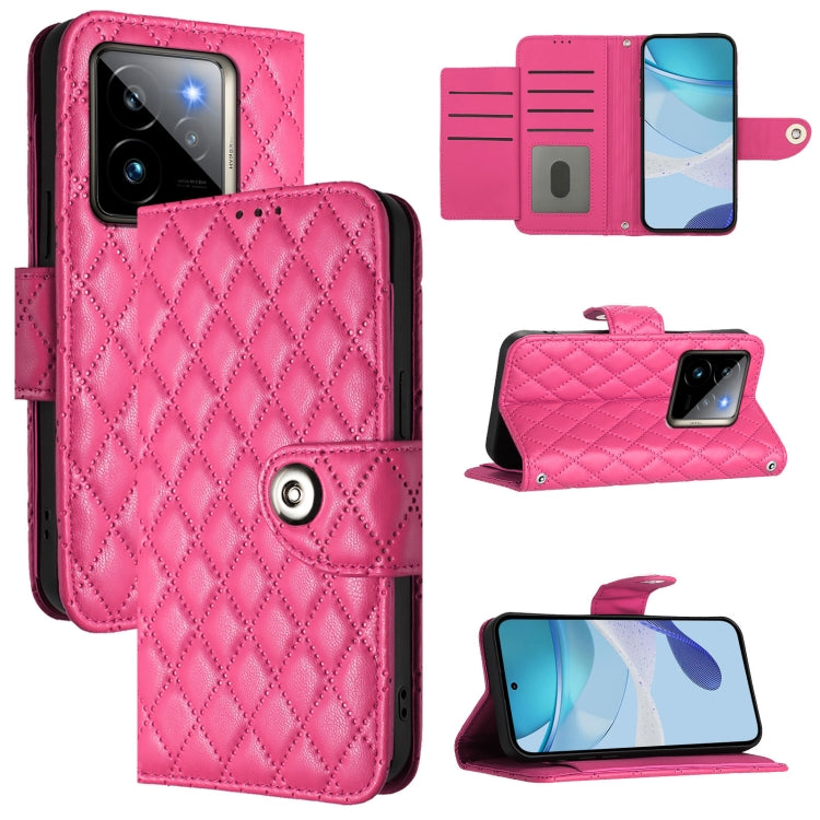 Rhombic Texture Flip Leather Phone Case with Lanyard, For Realme 14 5G Global / P3 5G India, For Realme 14 Pro+ 5G, For Realme 14 Pro 5G, For Realme GT 7 Pro 5G, For Realme 13 Pro / 13 Pro+ 5G, For Realme GT 6 5G Global, For Realme GT 6T 5G Global     ...