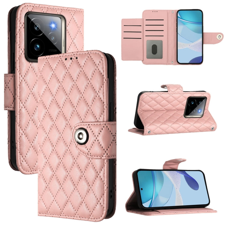 Rhombic Texture Flip Leather Phone Case with Lanyard, For Realme 14 5G Global / P3 5G India, For Realme 14 Pro+ 5G, For Realme 14 Pro 5G, For Realme GT 7 Pro 5G, For Realme 13 Pro / 13 Pro+ 5G, For Realme GT 6 5G Global, For Realme GT 6T 5G Global     ...