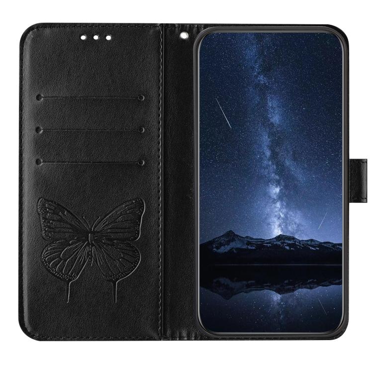 Embossed Butterfly Leather Phone Case, For Redmi Note 14 Pro 4G, For Redmi Note 14 4G 163.25mm, For Redmi K70 Ultra 5G Global, For Redmi 13 4G