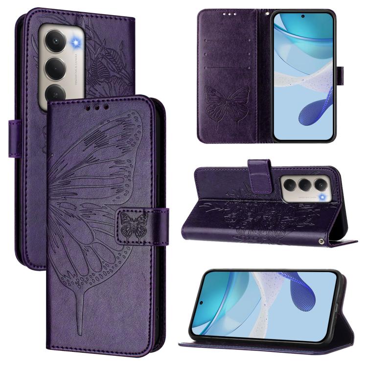 Embossed Butterfly Leather Phone Case, For Redmi Note 15 4G / 5G Global 164mm, For Redmi Note 15 Pro 5G Global 163.6mm, For Redmi 15 5G Global / 15 4G SEA, For Redmi 15 5G / 4G EU 171mm, For Redmi Note 14 4G EU 164.84mm, For Redmi Note 14 Pro 5G Global