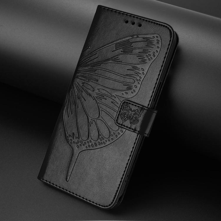Embossed Butterfly Leather Phone Case, For Redmi Note 15 4G / 5G Global 164mm, For Redmi Note 15 Pro 5G Global 163.6mm, For Redmi 15 5G Global / 15 4G SEA, For Redmi 15 5G / 4G EU 171mm, For Redmi Note 14 4G EU 164.84mm, For Redmi Note 14 Pro 5G Global