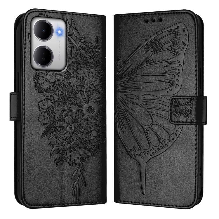 Embossed Butterfly Leather Phone Case, For Redmi 15a 5G Global, For Redmi A5 4G 171.7mm / Poco C71 4G, For Redmi Turbo 5 5G Global / Poco X8 Pro, For Redmi Note 15 Pro+ 5G Global 163.3mm, For Redmi Note 15 4G / 5G Global 164mm                          ...
