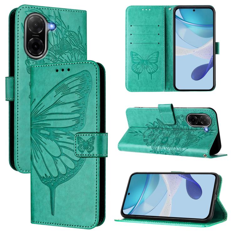 Embossed Butterfly Leather Phone Case, For Redmi K90 Max 5G, For Redmi A7 Pro 5G 171mm / Poco C81, For Redmi 15a 5G Global, For Redmi A5 4G 171.7mm / Poco C71 4G, For Redmi Turbo 5 5G Global / Poco X8 Pro, For Redmi Note 15 Pro+ 5G Global 163.3mm