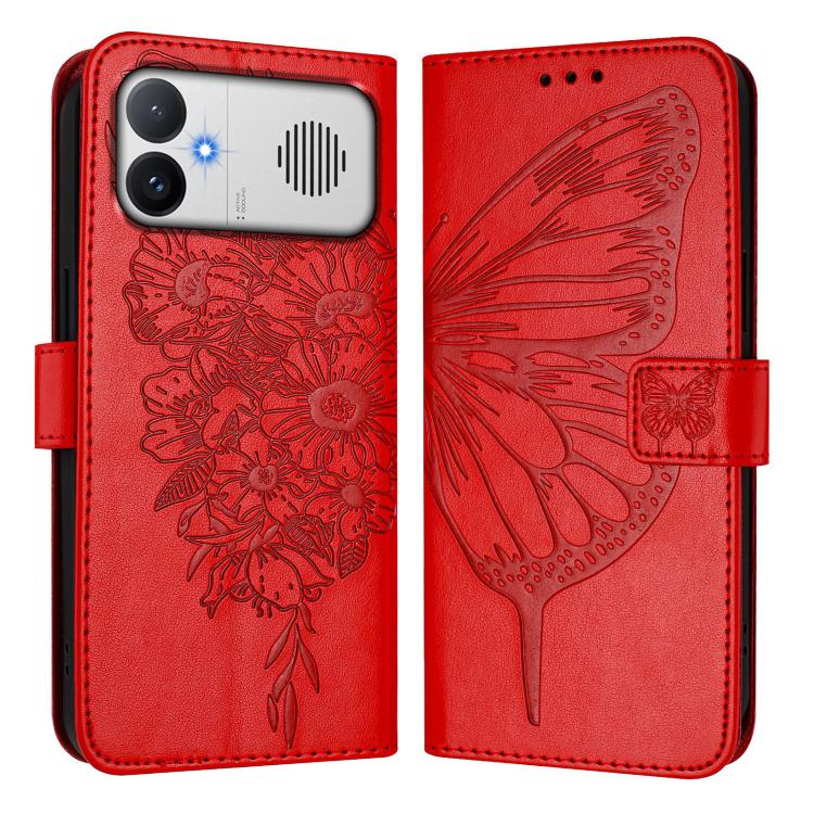 Embossed Butterfly Leather Phone Case, For Redmi K90 Max 5G, For Redmi A7 Pro 5G 171mm / Poco C81, For Redmi 15a 5G Global, For Redmi A5 4G 171.7mm / Poco C71 4G, For Redmi Turbo 5 5G Global / Poco X8 Pro, For Redmi Note 15 Pro+ 5G Global 163.3mm