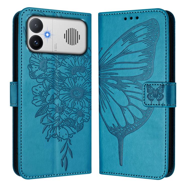 Embossed Butterfly Leather Phone Case, For Redmi K90 Max 5G, For Redmi A7 Pro 5G 171mm / Poco C81, For Redmi 15a 5G Global, For Redmi A5 4G 171.7mm / Poco C71 4G, For Redmi Turbo 5 5G Global / Poco X8 Pro, For Redmi Note 15 Pro+ 5G Global 163.3mm