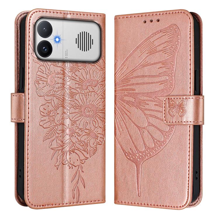 Embossed Butterfly Leather Phone Case, For Redmi K90 Max 5G, For Redmi A7 Pro 5G 171mm / Poco C81, For Redmi 15a 5G Global, For Redmi A5 4G 171.7mm / Poco C71 4G, For Redmi Turbo 5 5G Global / Poco X8 Pro, For Redmi Note 15 Pro+ 5G Global 163.3mm