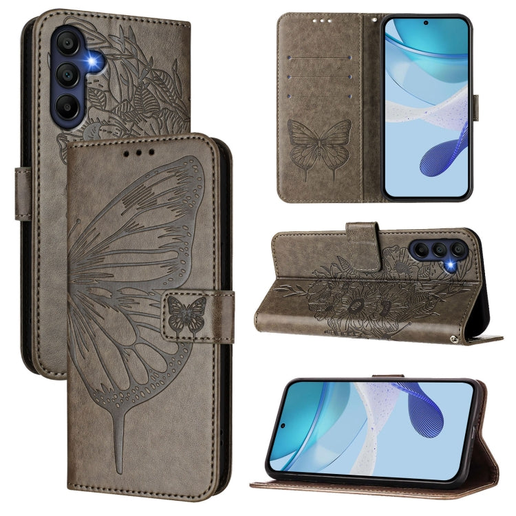 Embossed Butterfly Leather Phone Case, For Samsung Galaxy A56 5G Global, For Samsung Galaxy A26 5G Global, For Samsung Galaxy A16 5G, For Samsung Galaxy A06 4G