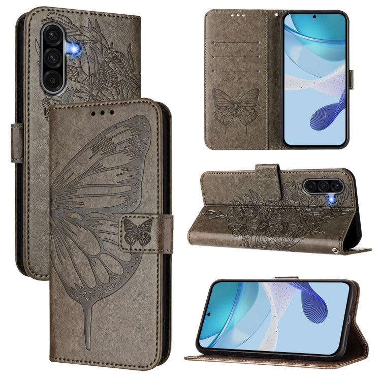 Embossed Butterfly Leather Phone Case, For Samsung Galaxy A56 5G Global, For Samsung Galaxy A26 5G Global, For Samsung Galaxy A16 5G, For Samsung Galaxy A06 4G