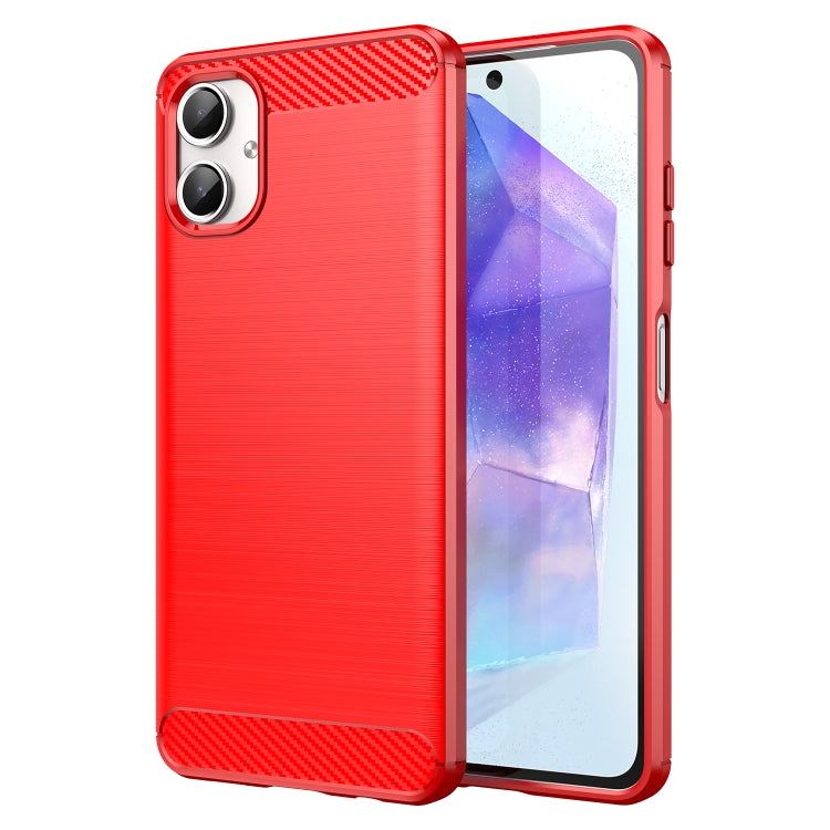 Carbon Fiber Brushed Texture TPU Phone Case, For Samsung Galaxy A26 5G, For Samsung Galaxy A36 5G, For Samsung Galaxy A06 4G